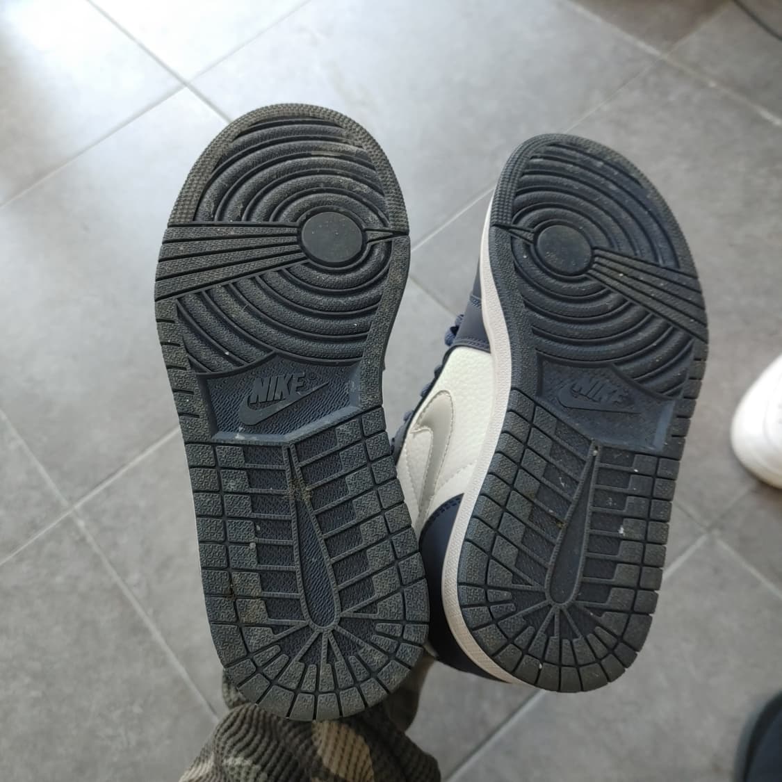 235 나이키 에어 조던1하이 네이비 스니커즈 운동화 상품이미지6