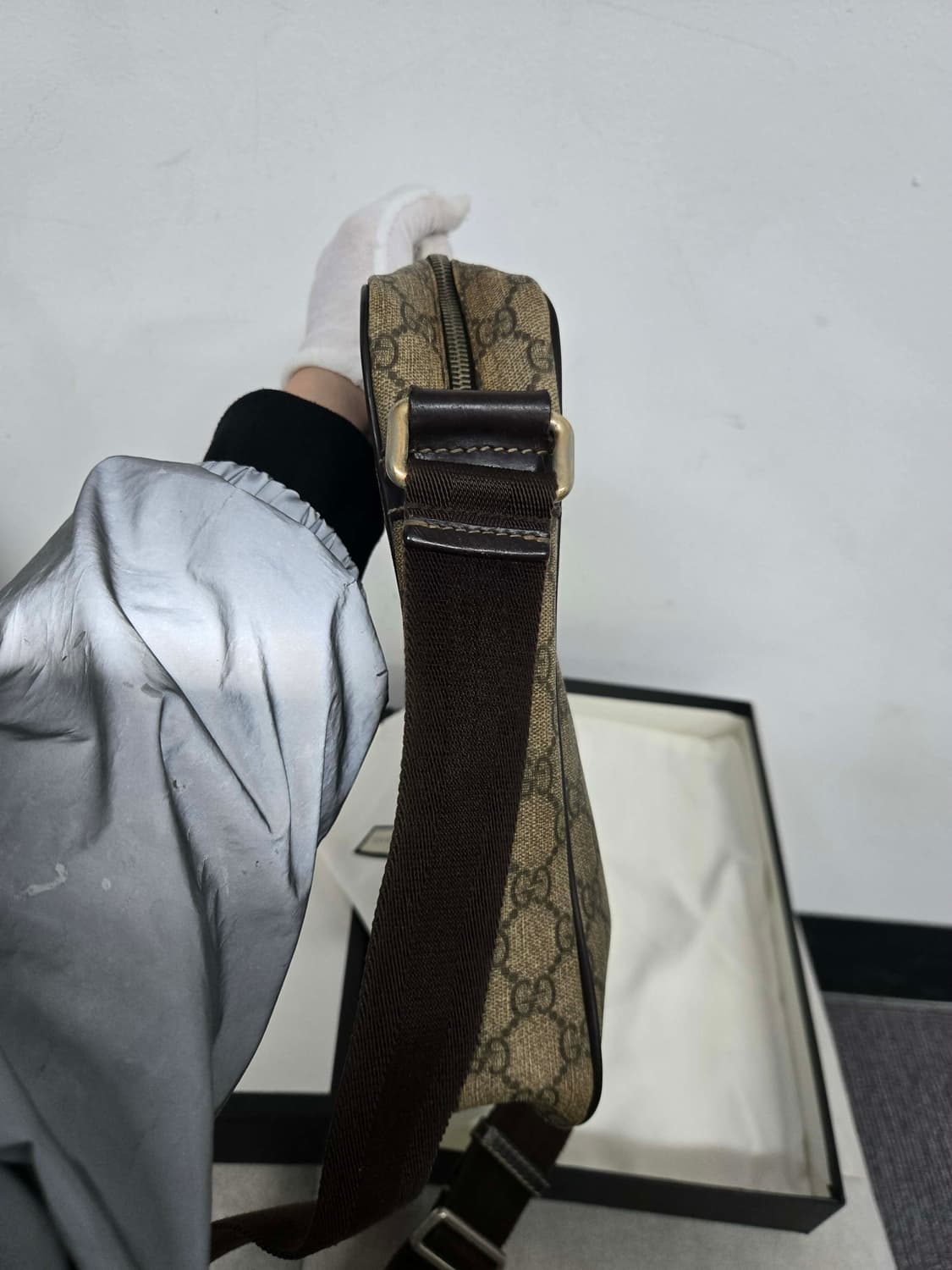 [보증서 정품] 구찌 시그니처 숄더백 상품이미지2