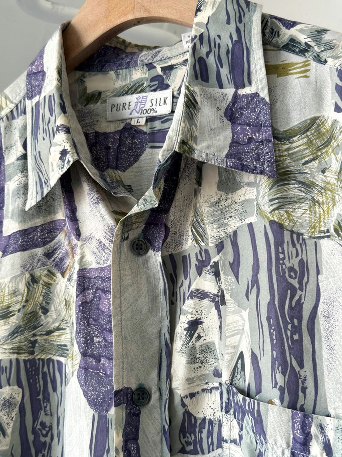 Light silk loose design shirt 상품이미지2