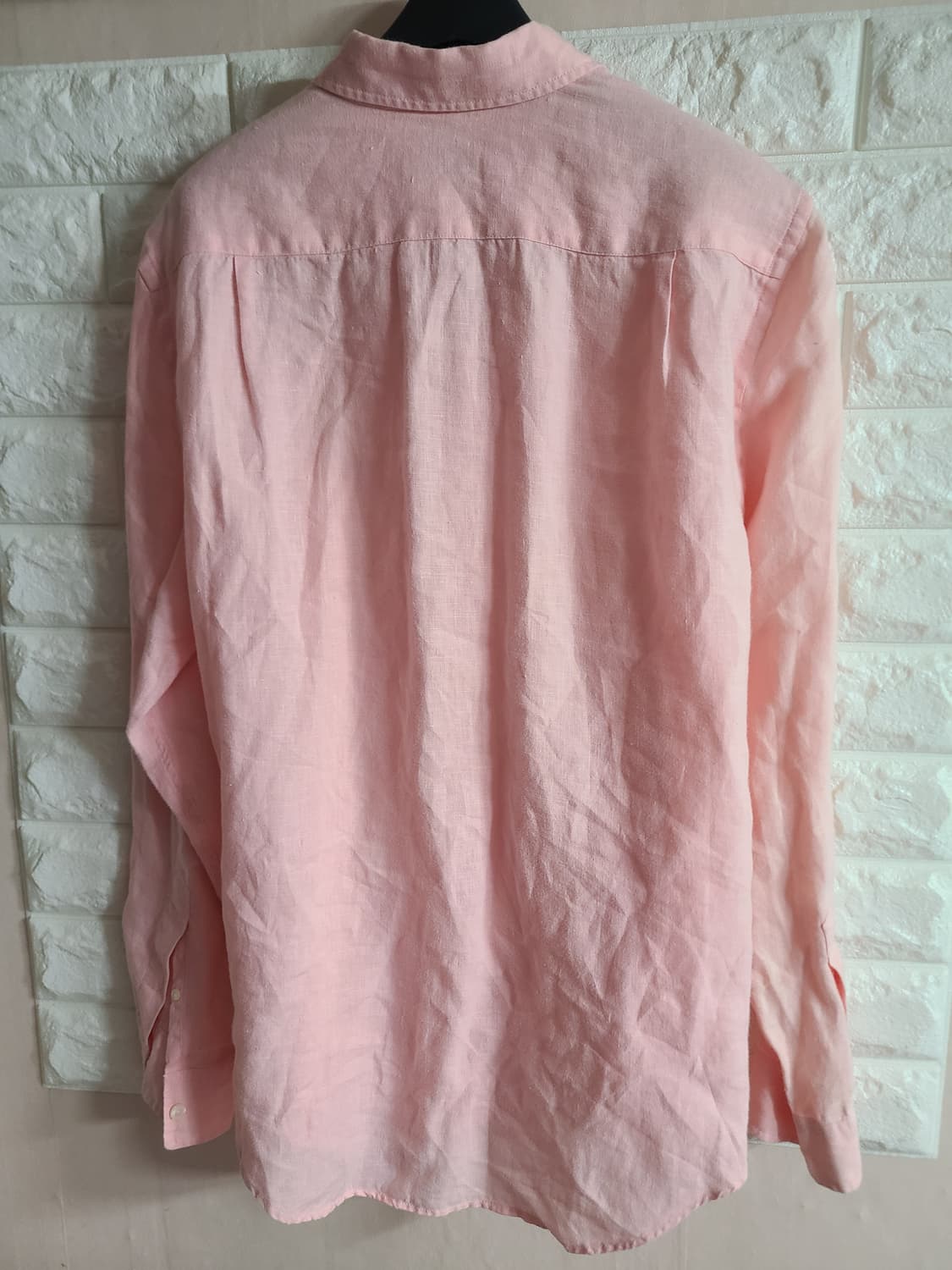 라코스테 핑크 린넨 셔츠(100) 상품이미지5