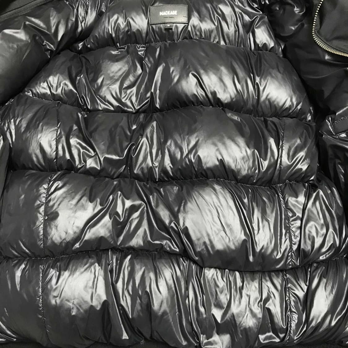 {클로젯}[44]맥케이지 딕슨 실버퍼 숏 다운 패딩 상품이미지4