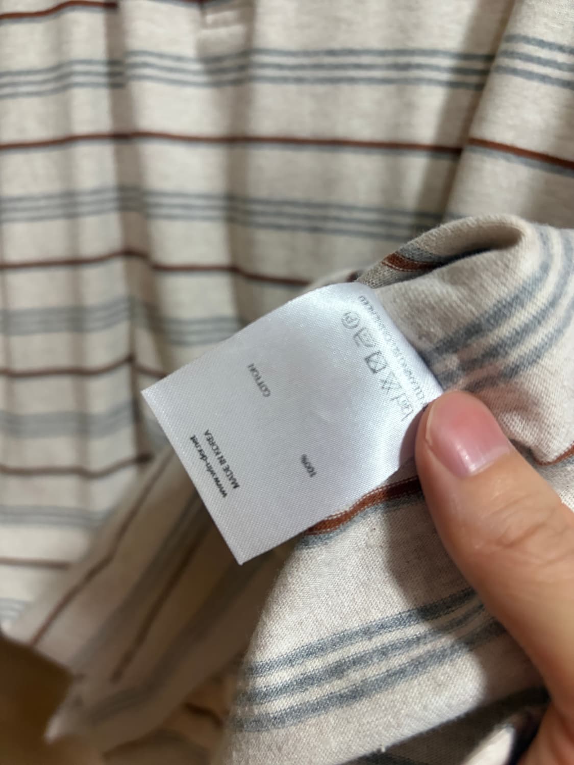 (오버M) WINDER 스트라이프 코튼 폴로  상품이미지4