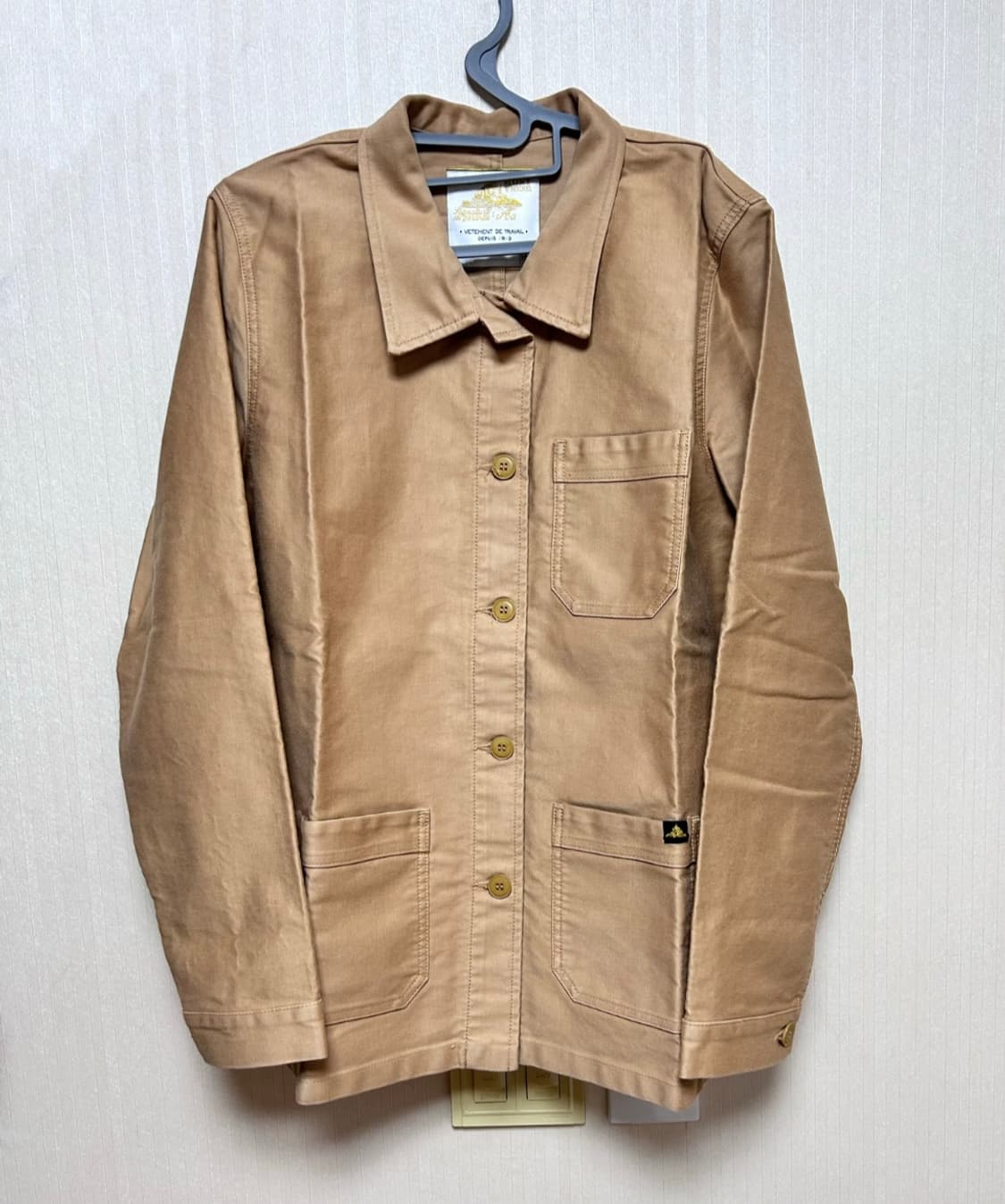 르몽생미셸 몰스킨 워크자켓 카멜 새상품 상품이미지2