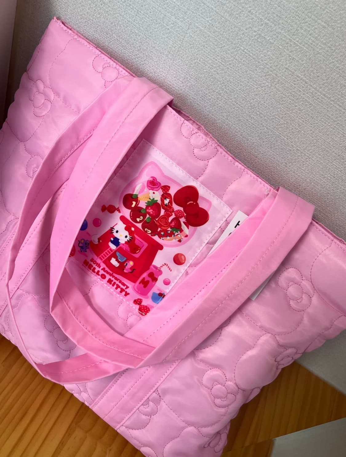 헬로키티 애플카페 퀼팅 숄더백 상품이미지1