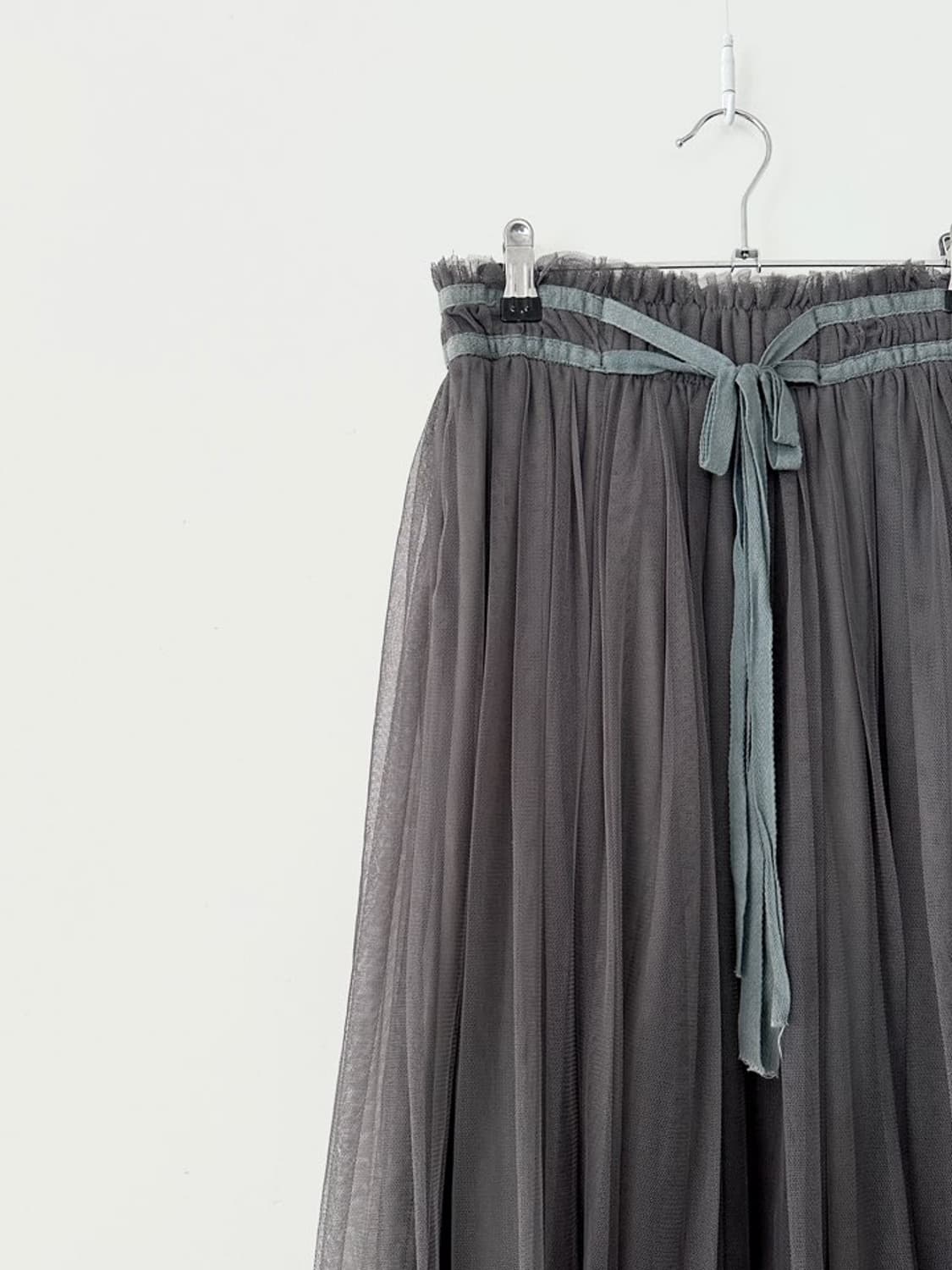 Tulle strap skirt / grey 상품이미지2