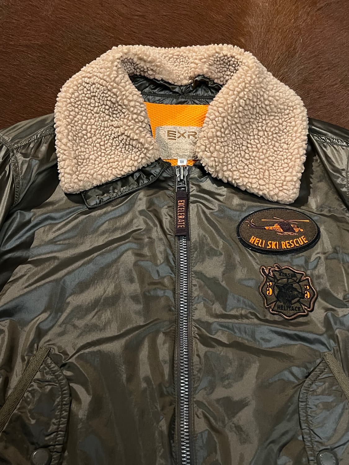 EXR 패치 항공점퍼 상품이미지3