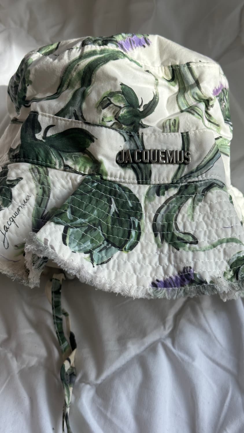 Jacquemus White Artichoke Le Bob 버킷햇 상품이미지3