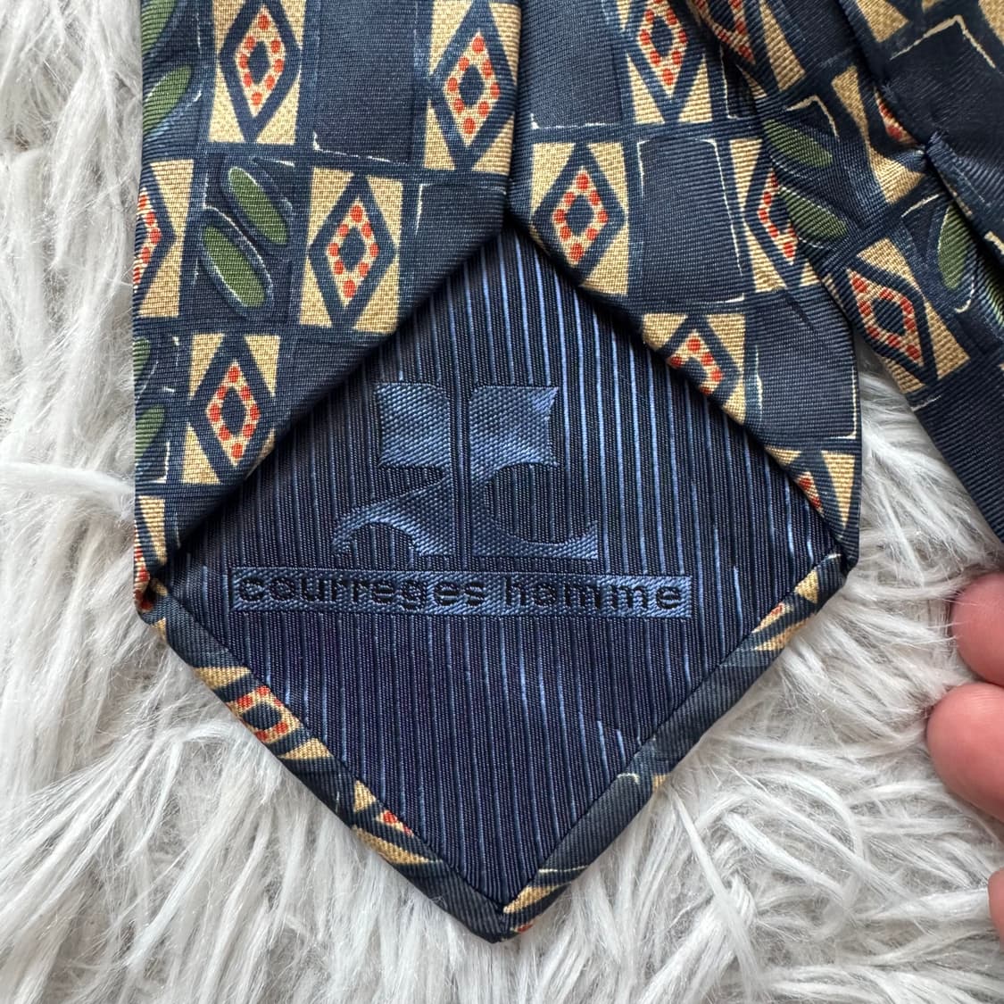 COURREGES 일본빈티지 넥타이 꾸레쥬 빈티지넥타이 FREE 상품이미지5