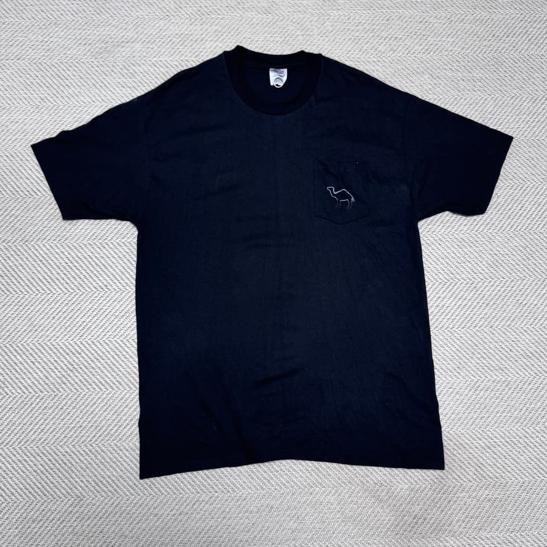 (XL) 9Os 빈티지 카멜 프로모 이클립스 포켓 티셔츠 상품이미지3