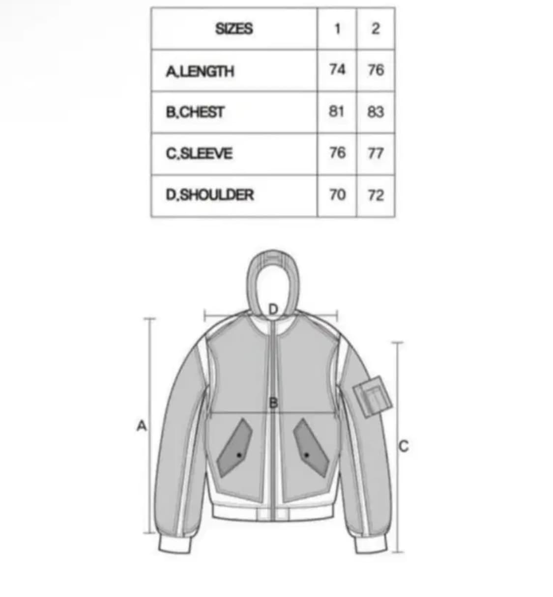그레일즈 프로젝트gr 리워크 봄버 1사이즈 상품이미지5