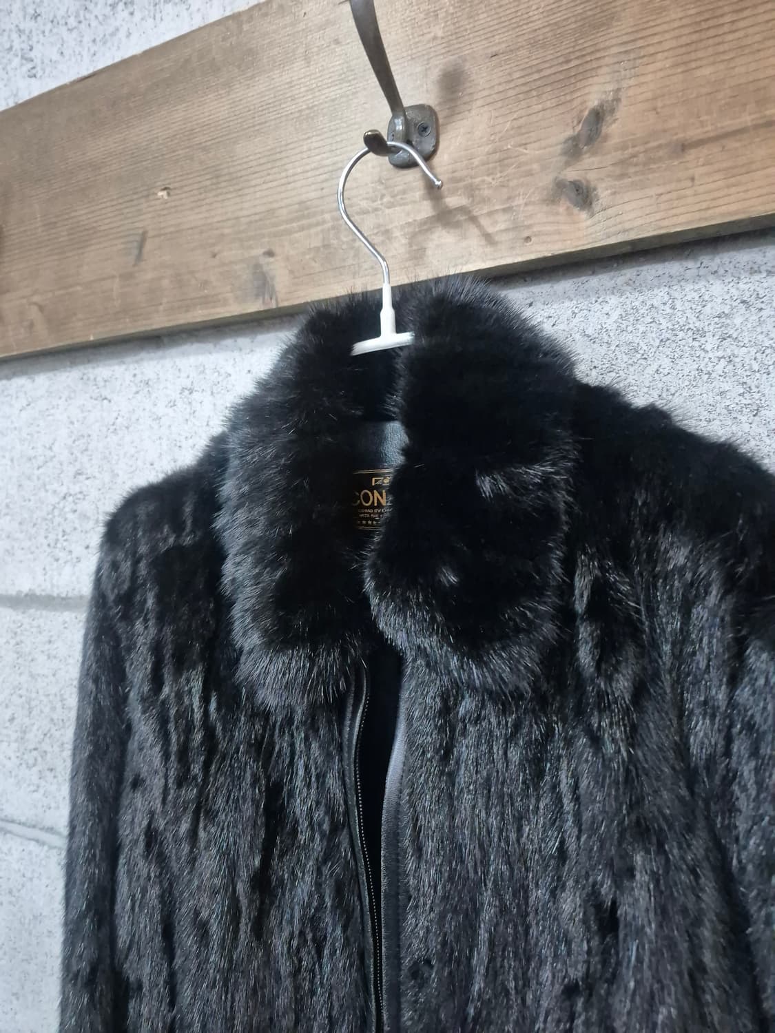 밍크트리잉가죽자켓 y2k 락시크 상품이미지3