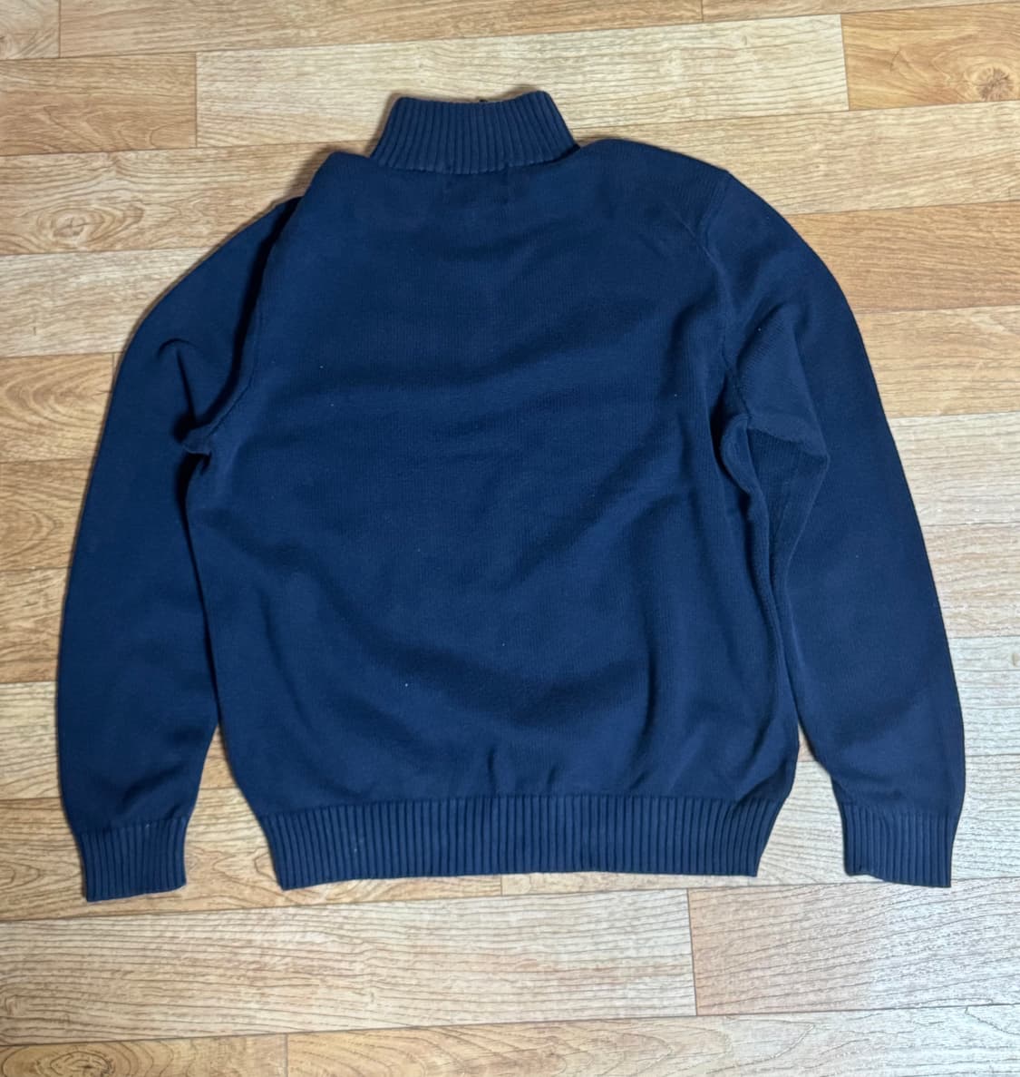 폴로  코튼 니트 반집업 상품이미지3