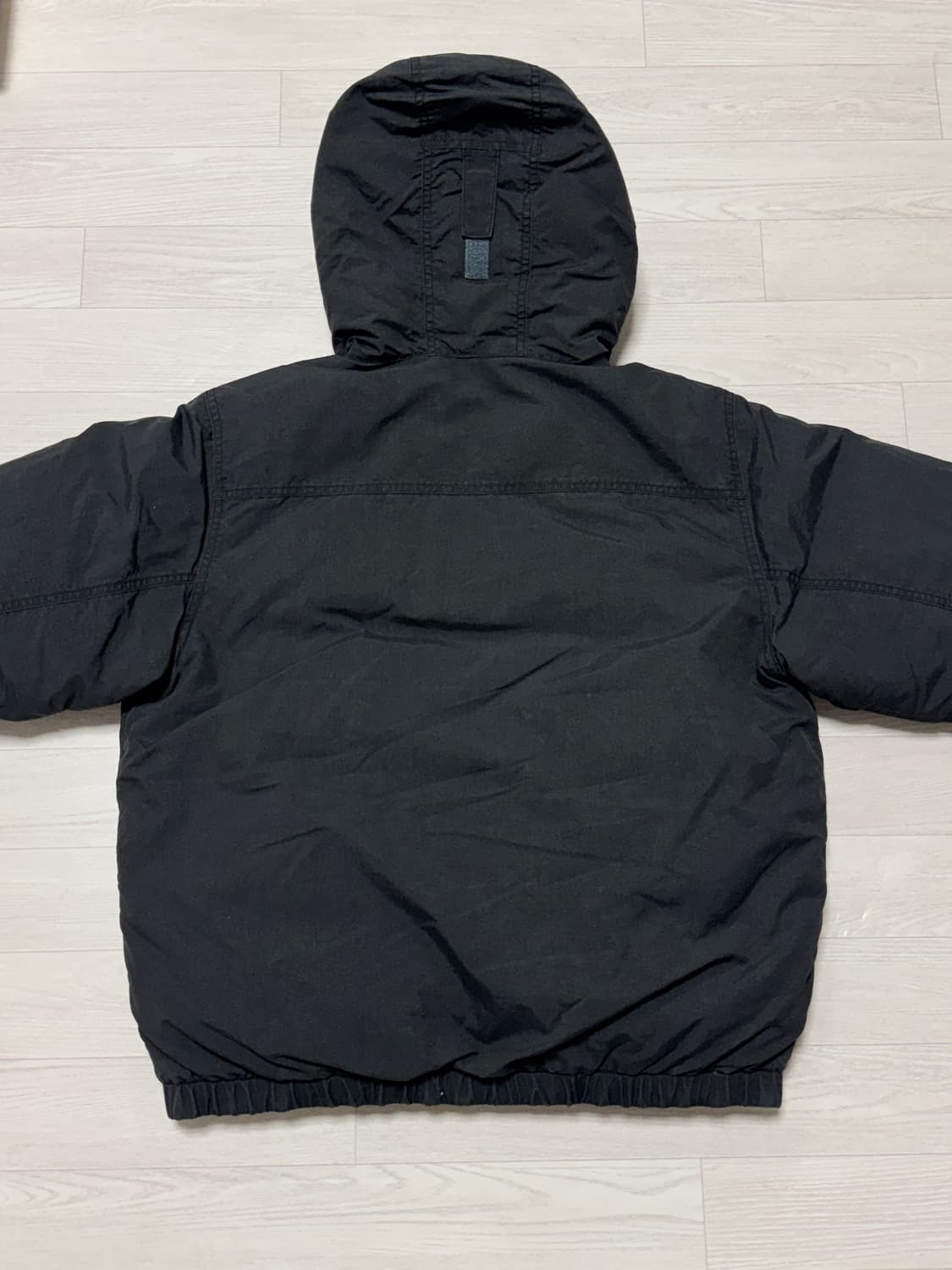 디스이즈네버댓 워시드 다운 푸퍼 재킷 블랙 S 상품이미지6