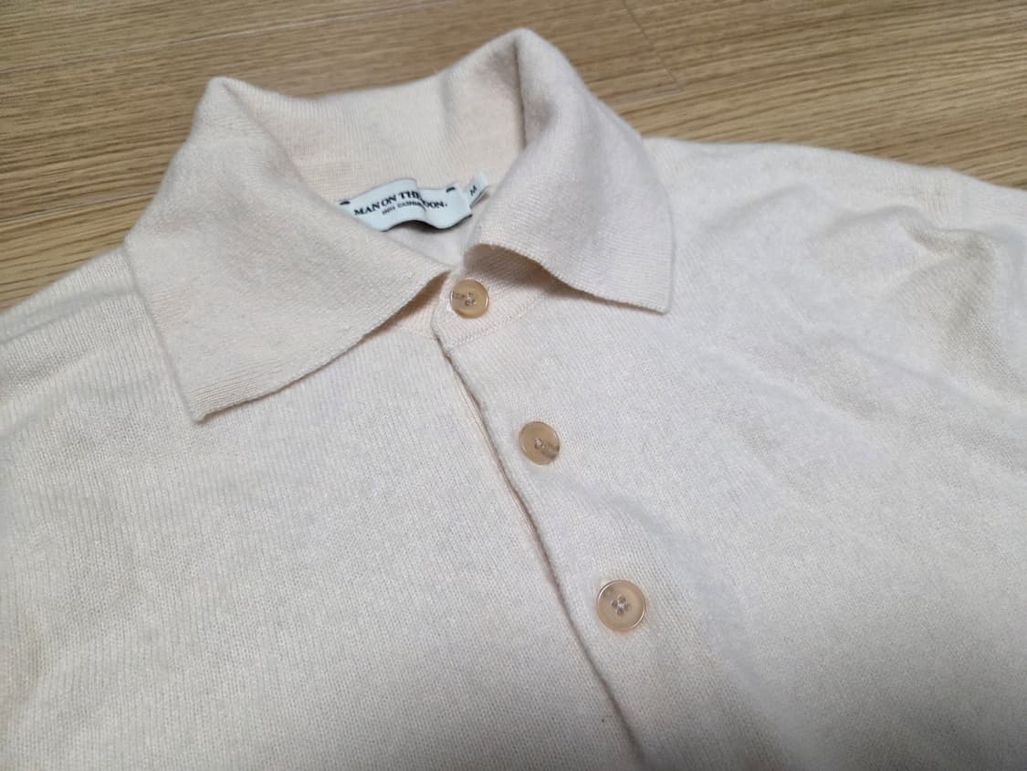 맨온더분 폴로 카라넥  캐시미어 니트  상품이미지3