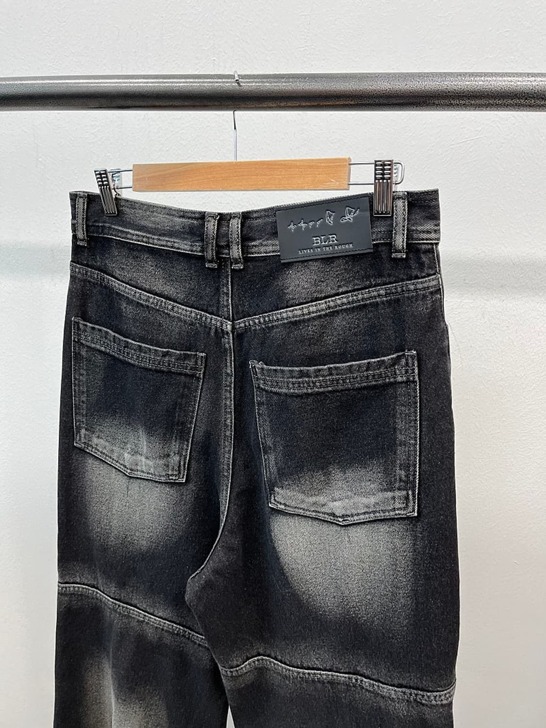 L) BLR 더블 트라이던트 워시드 와이드 데님 팬츠 상품이미지4