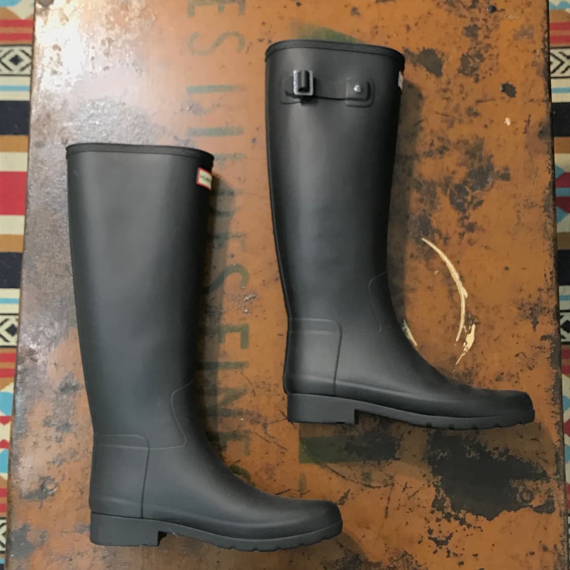 HUNTER 헌터 무광 블랙 레인부츠 240 사이즈 상품이미지3