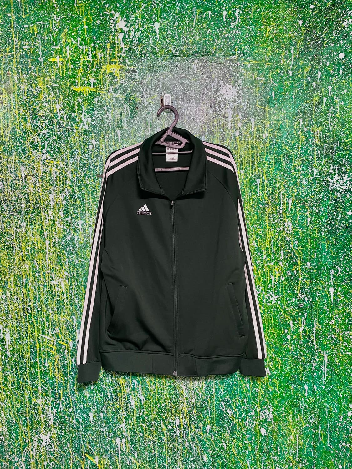 아디다스 이화여대 딥그린 스몰로고 져지 XL 상품이미지6