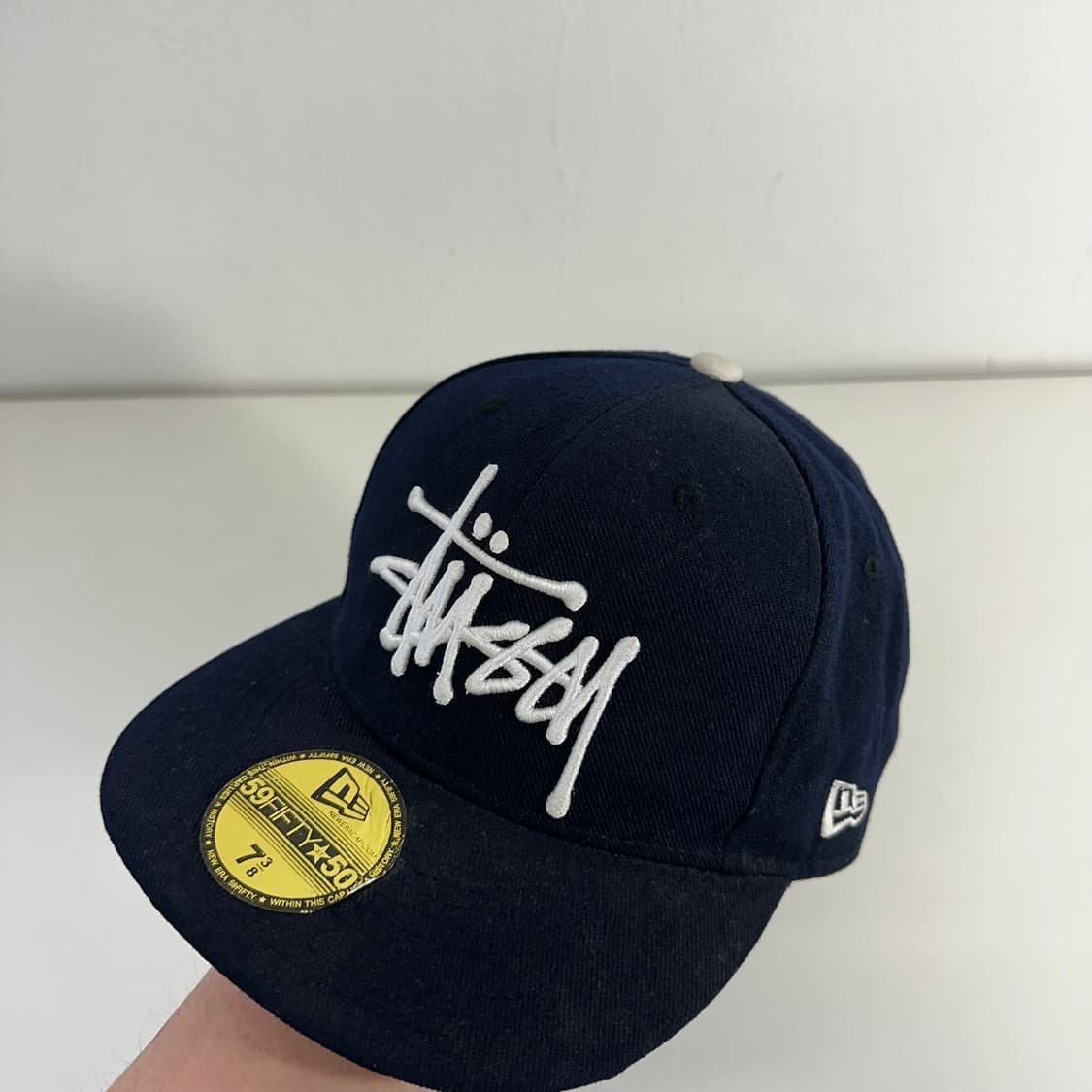 L 59CM 스투시 X 뉴에라 블랙 스냅백 상품이미지1