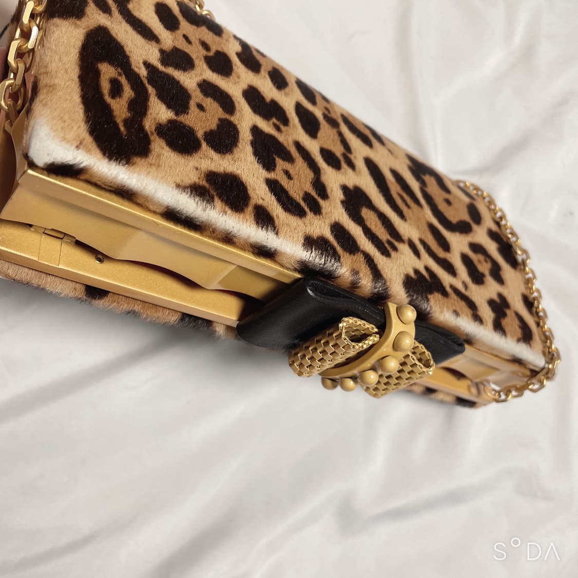 크리스찬 루부탱 레오파드 체인 클러치 백 상품이미지8