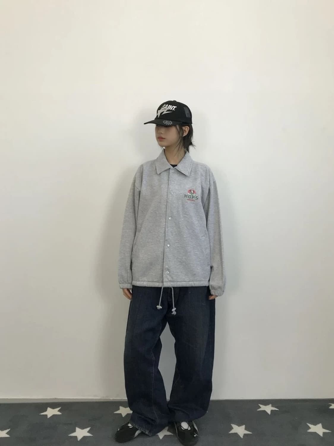 HOPS Embroidery Coach Jacket 상품이미지1