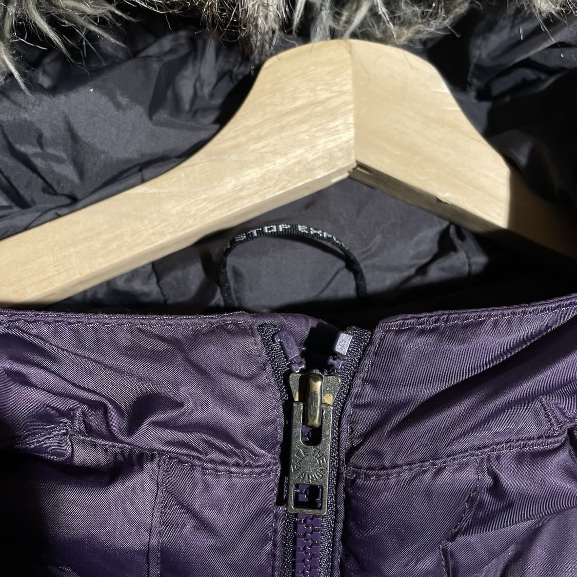 노스페이스 고담 다운 패딩 자켓 퍼플 550 상품이미지4