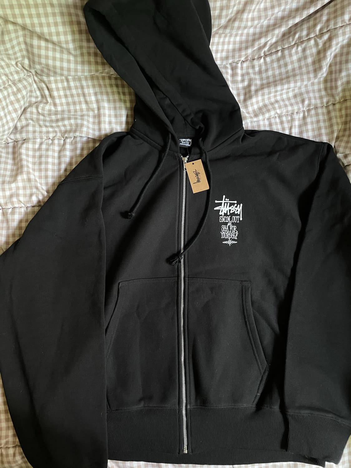 스투시 스윔아웃 후드집업 xl 상품이미지1