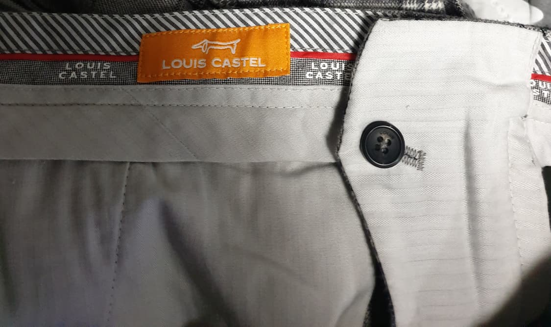 루이까스텔 이중직원단 스판 플란넬 겨울 골프 팬츠 그레이 (33) 상품이미지4