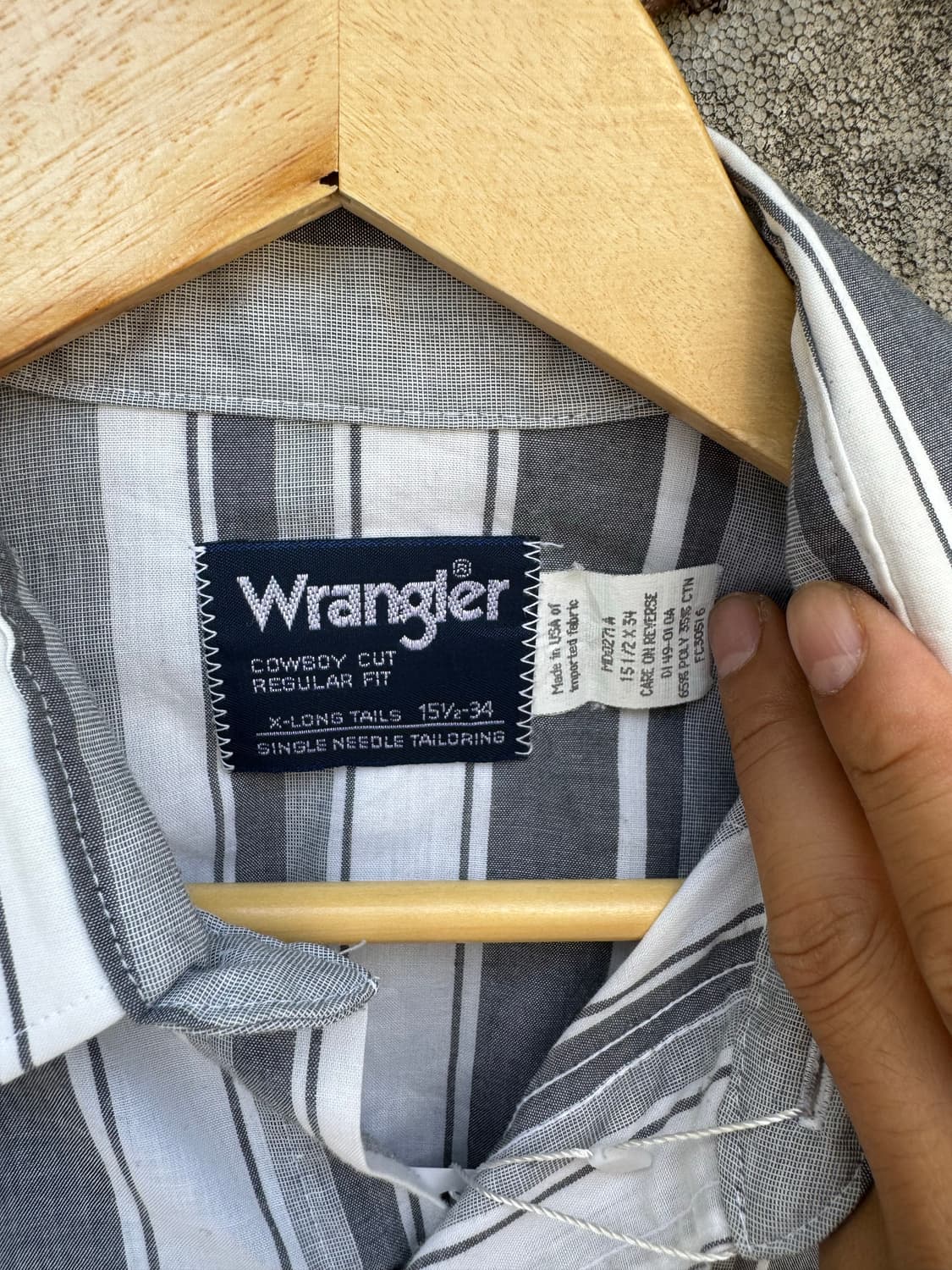 90s wrangler cowboy cut western shirt 상품이미지5