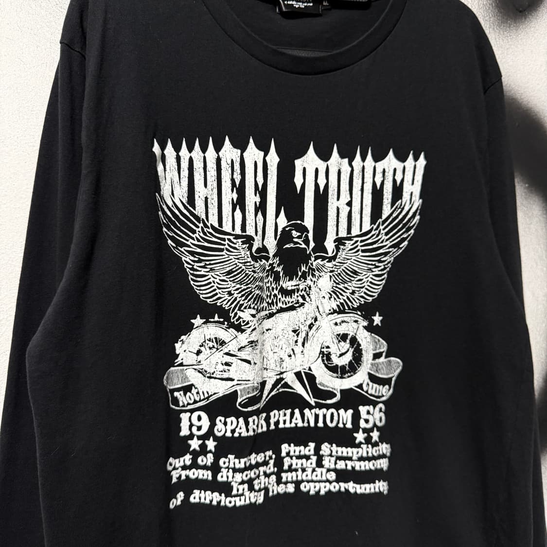 VTG 빈티지 빅사이즈 펑크 프린팅 롱 슬리브 티셔츠 상품이미지3