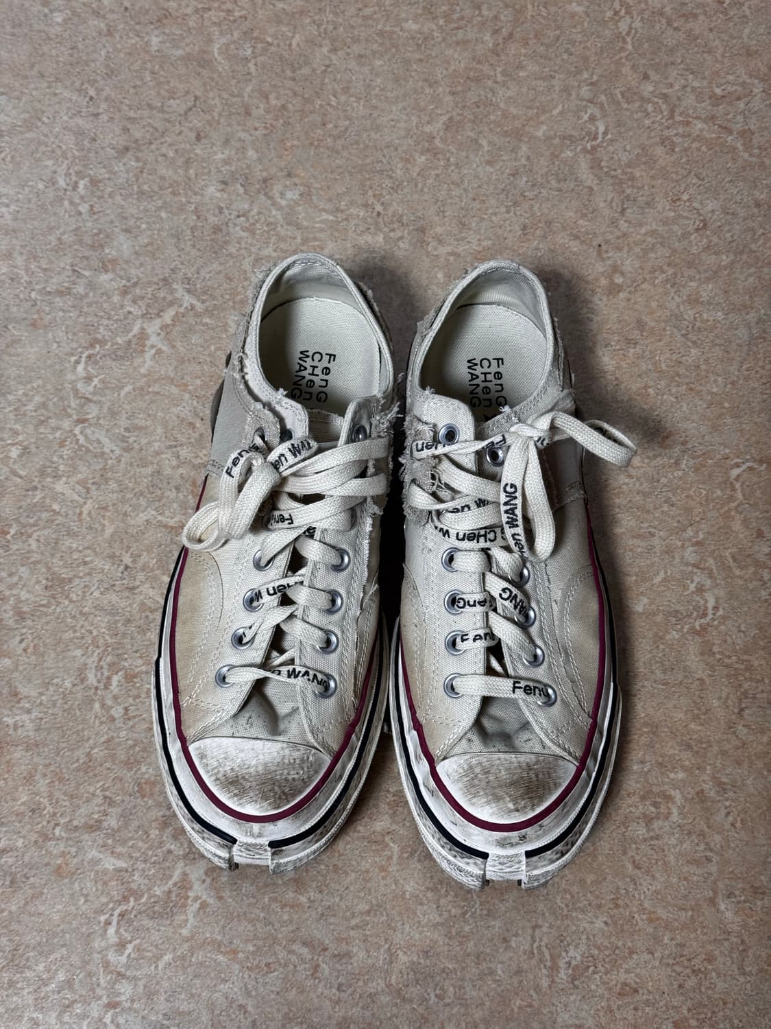 [285] 컨버스 x 펑첸왕 척 70 로우 투인원 브라운 라이스 상품이미지2