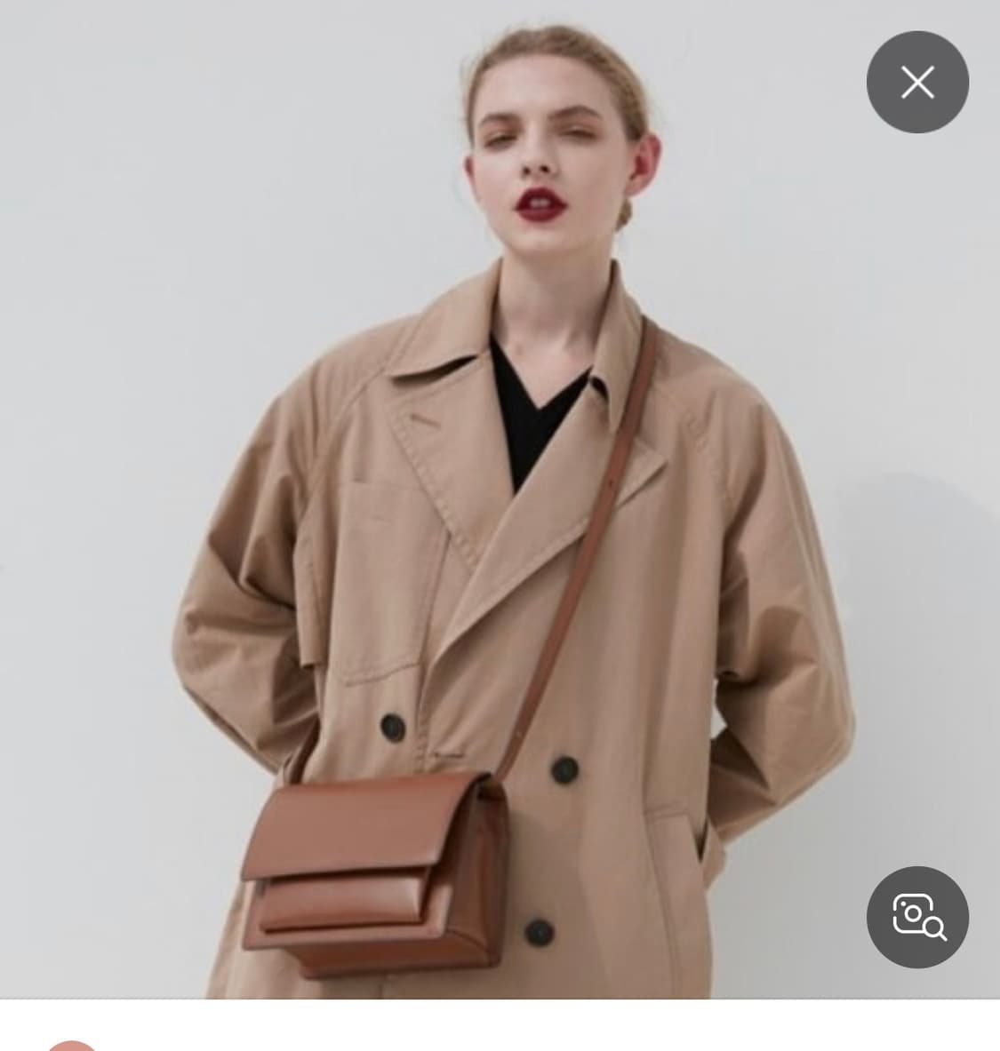 드메리엘 정품 클래식백 탄브라운 숄더백 크로스백 멀티탠브라운가방 소가죽 상품이미지1