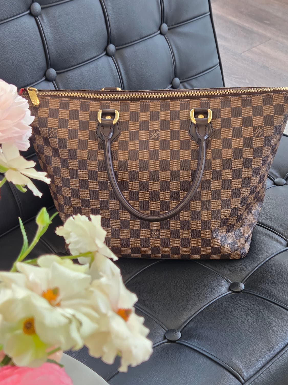 루이비통 다미에 에벤 캔버스 살레야 MM 토트숄더백 N51188 상품이미지8