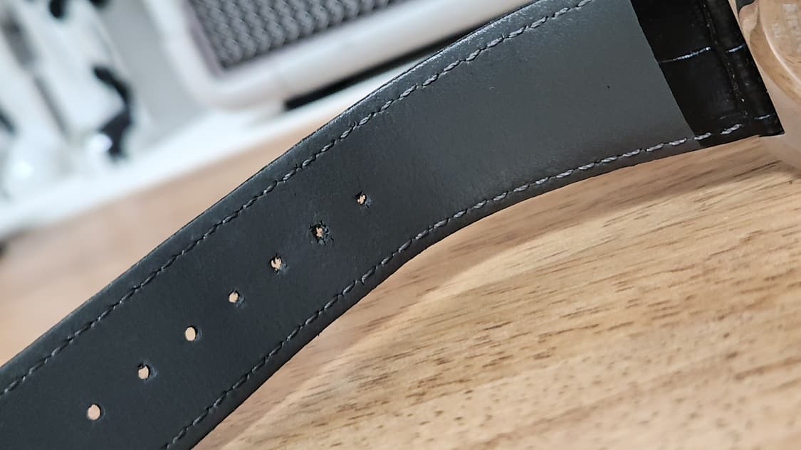 # 캘빈클라인 솔리드 스위스쿼츠 옥타곤 남성명품 가죽시계 급처 상품이미지5