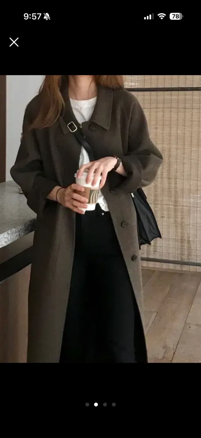 시어드 노튼 싱글 핸드메이드 코트 상품이미지2