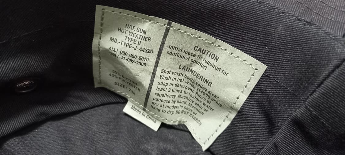 로스코 밀리터리 부니햇 버킷햇 블랙 734 상품이미지5