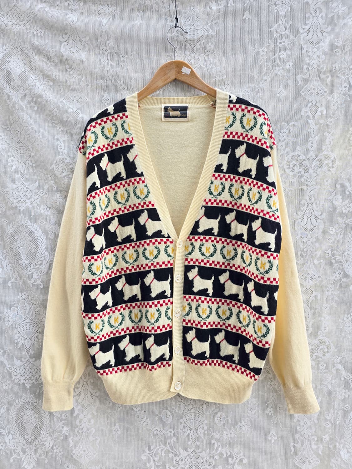 90s 칼 헬무트 니트 가디건 상품이미지1