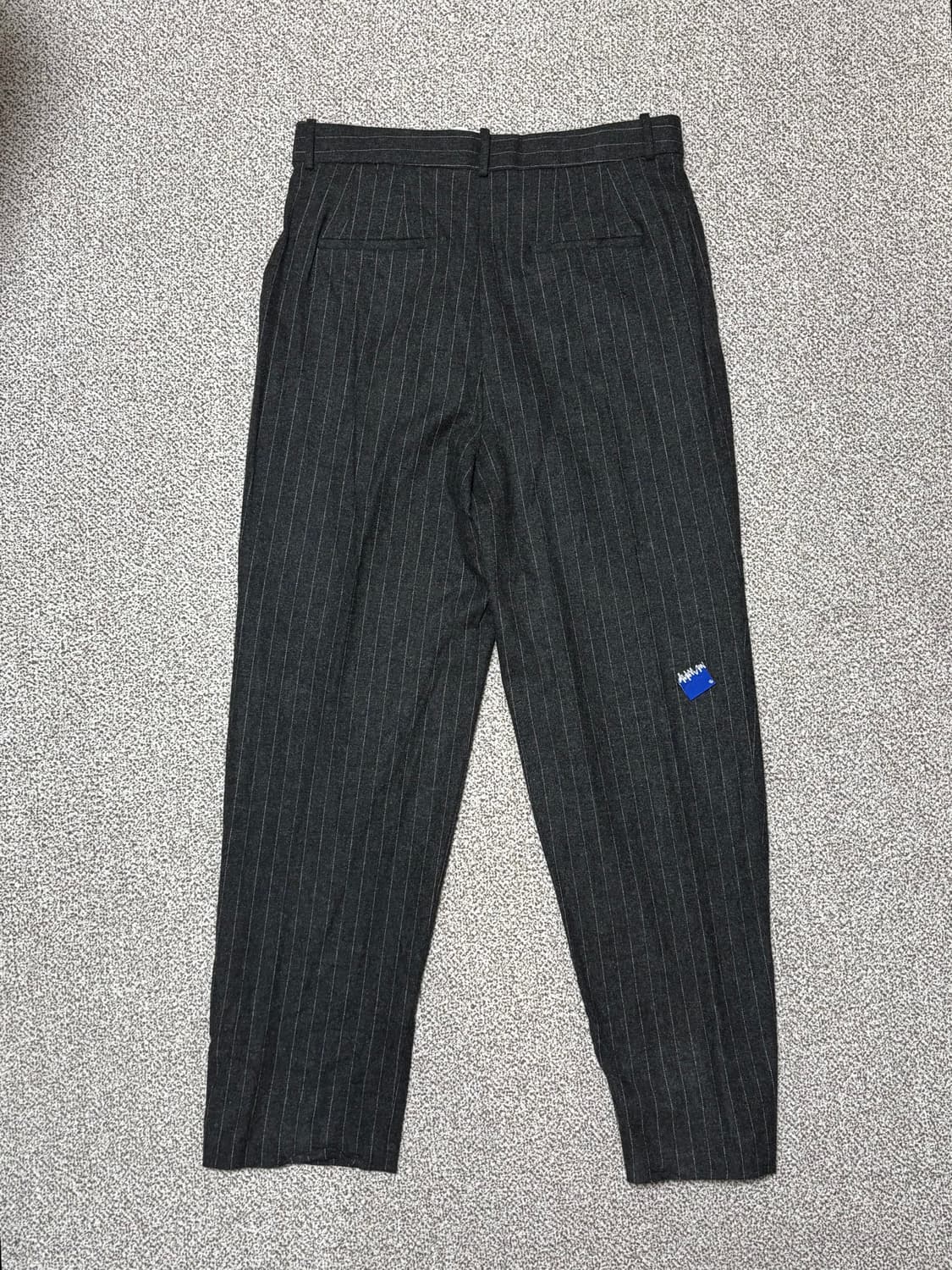 자라 아더에러 스트라이프 트라우저 그레이 s 상품이미지3