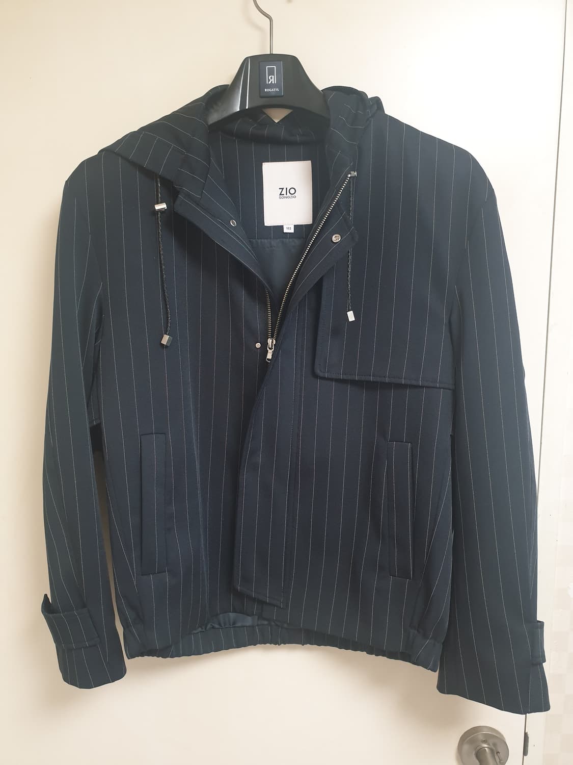 [남성] 지오송지오 스트라이프 후드 자켓 105 상품이미지1