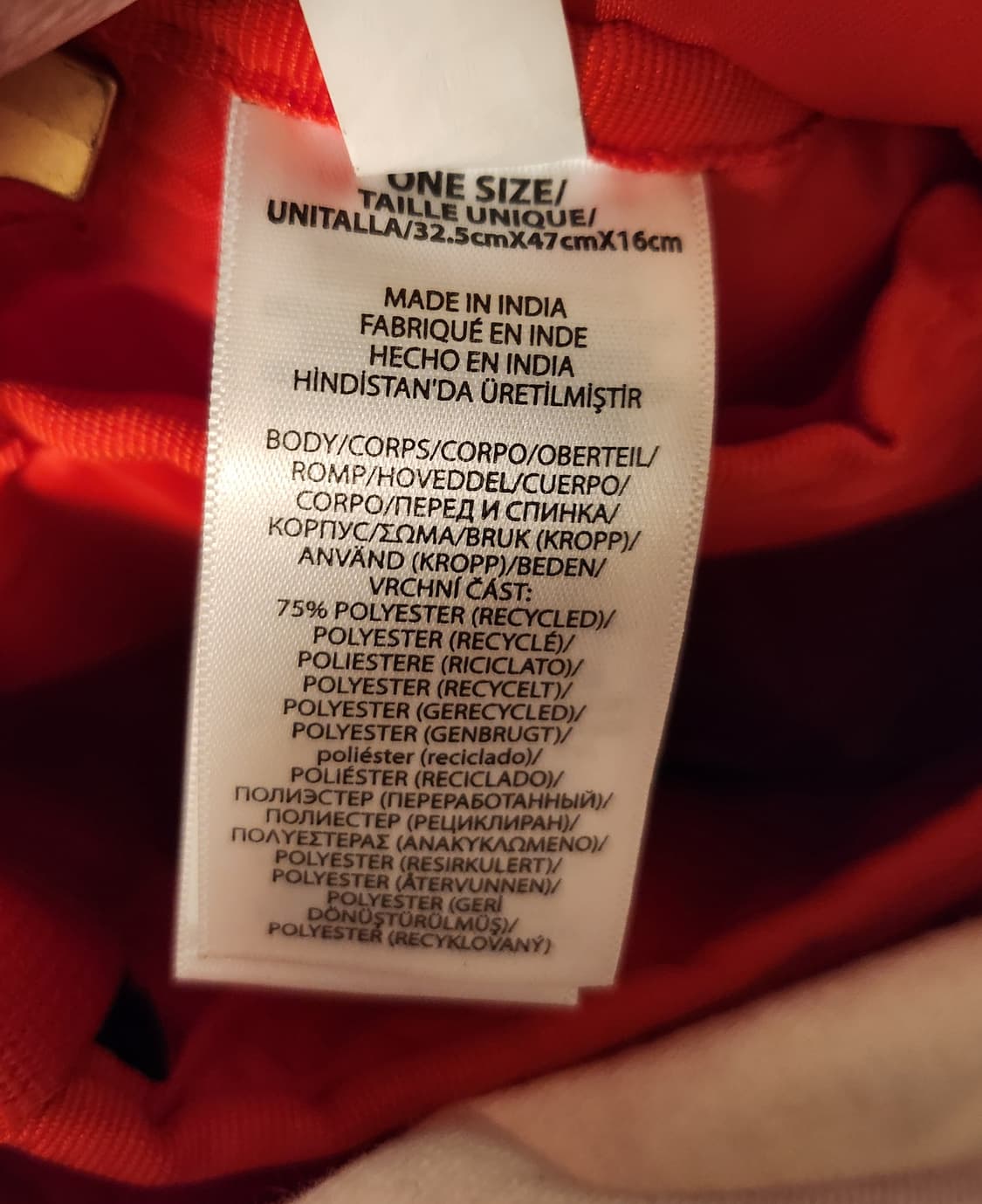 폴로 스웨이드 트림 백팩 레드 상품이미지9