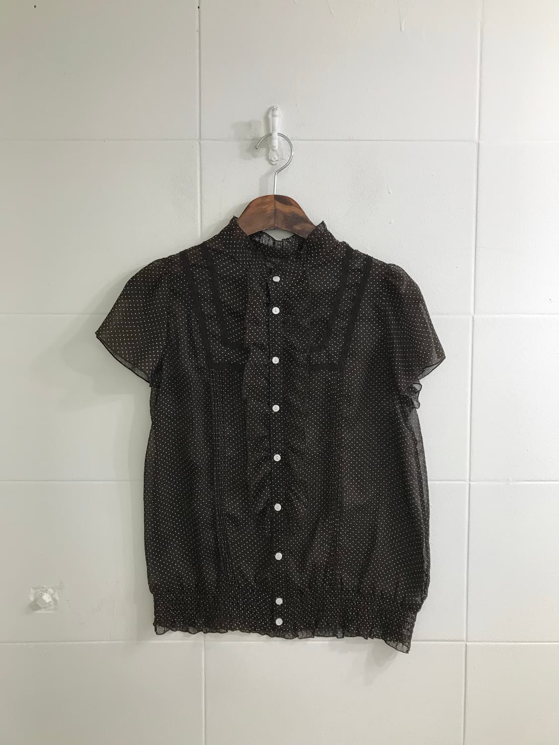 액시즈팜 브라운 레이스 코트 니혼진 모리걸 코디세트 상품이미지7