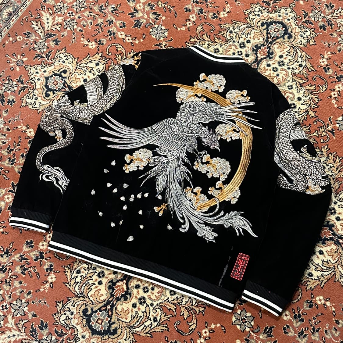 ONI DENIM 벨벳 스카쟌 퀼팅 자켓 (L) 오리엔탈 상품이미지4