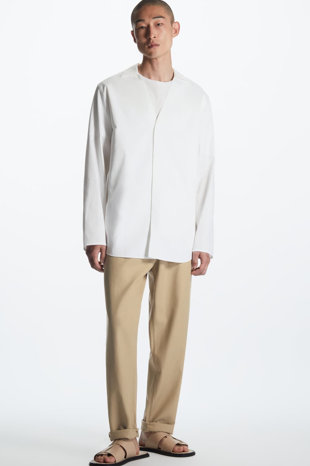 [코스] 레귤러핏 오픈칼라 셔츠 상품이미지3