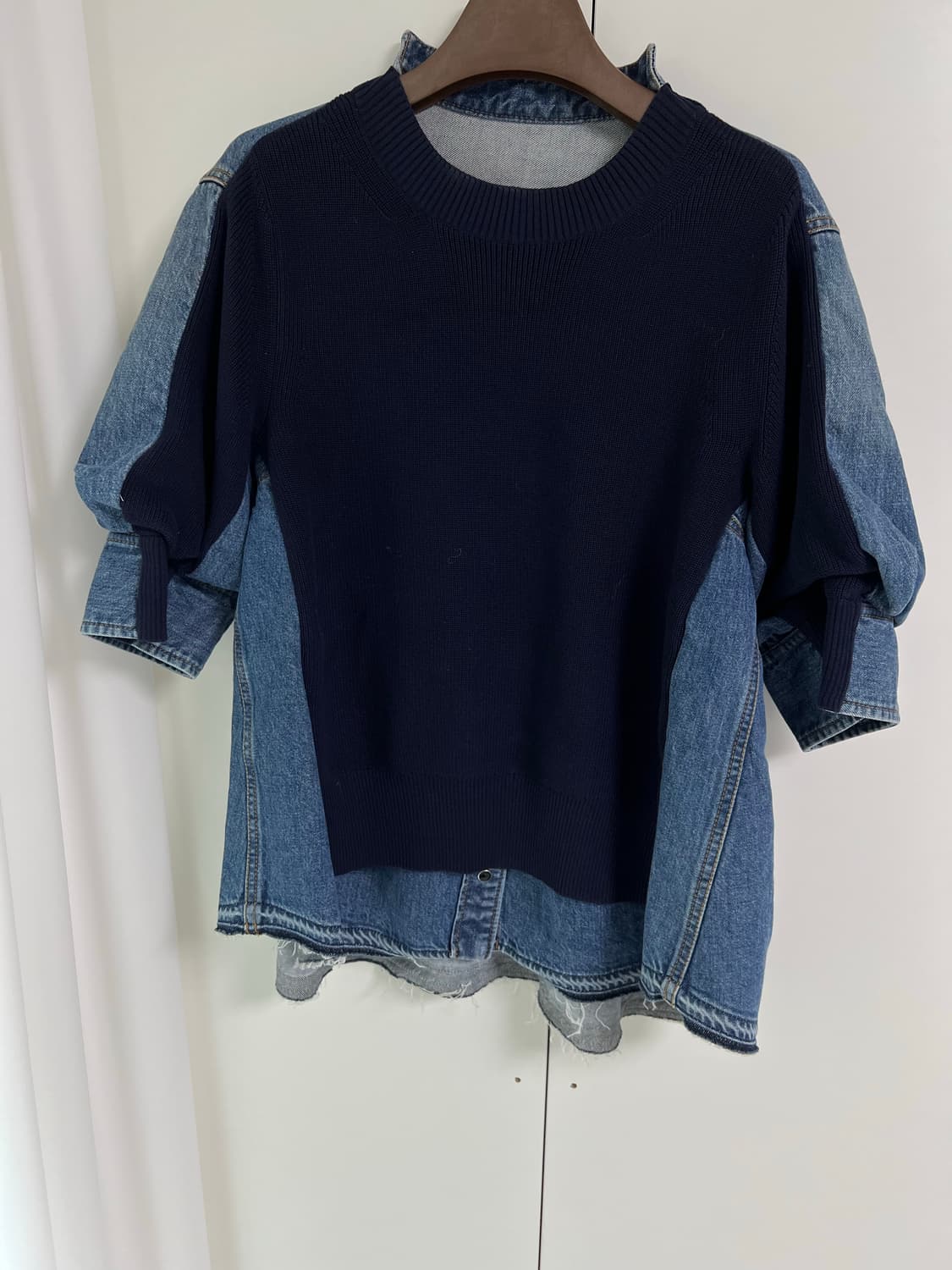 SACAI 사카이 데님 스웨터 상품이미지1