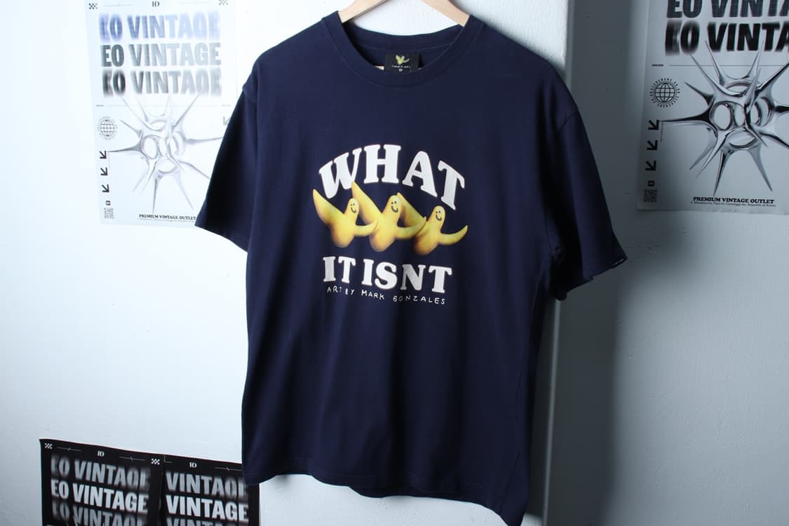 (M-XL) 마크곤잘레스 반팔 티셔츠 빅로고 네이비 한정판-199918 상품이미지2
