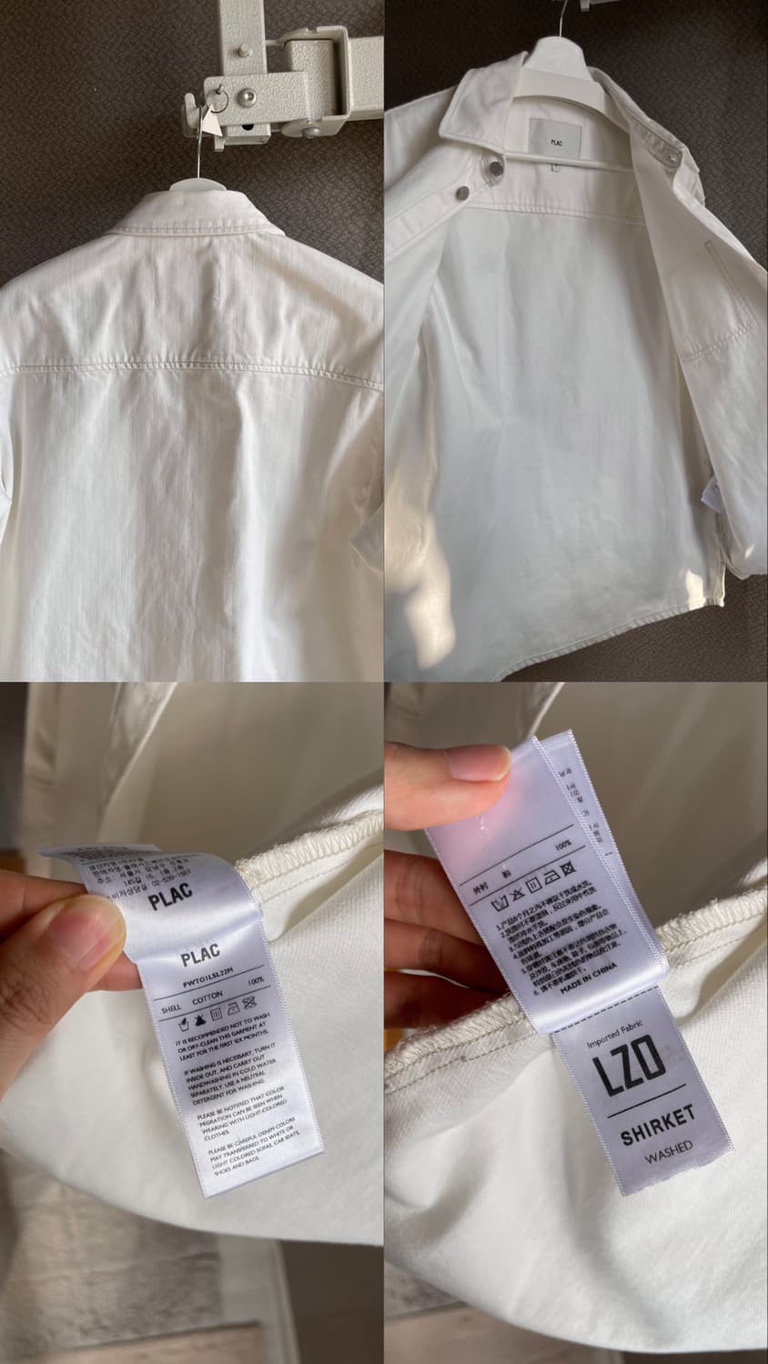 PLAC 플랙 화이트 데님 코튼자켓 상품이미지10