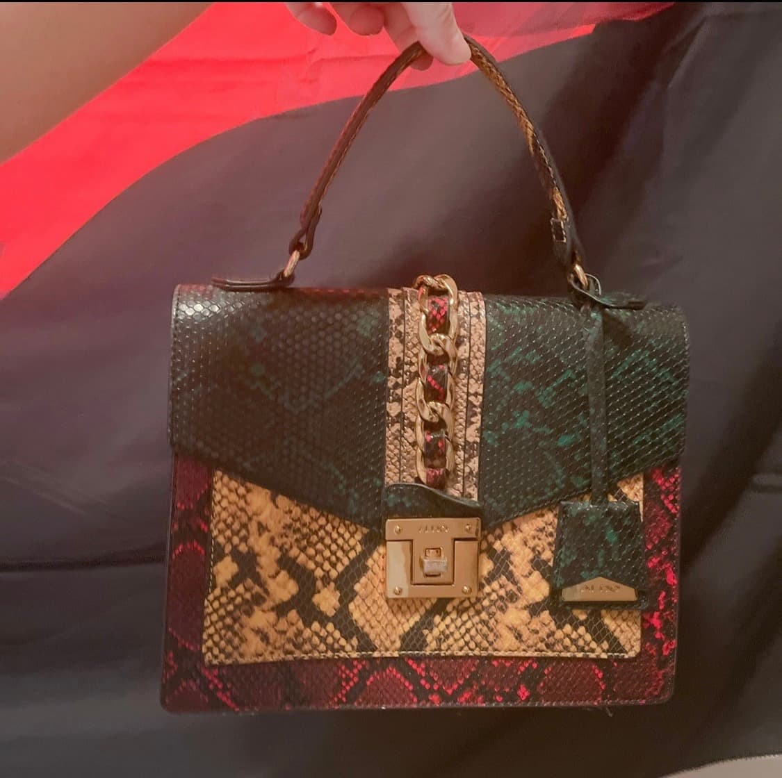 ALDO COLOR LEOPARD FLAP BAG 상품이미지2