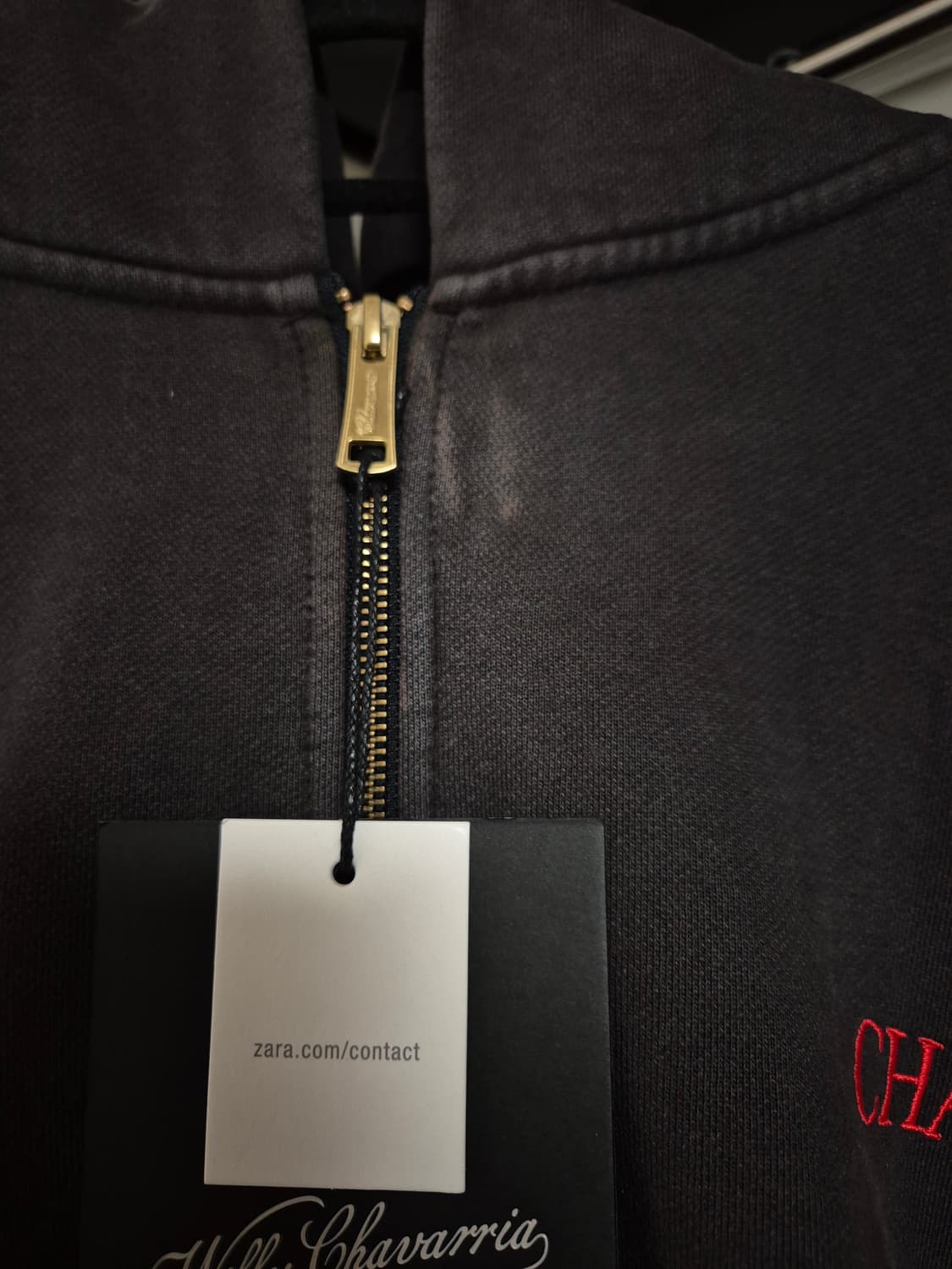 자라 윌리차바리아 후드집업 XL 상품이미지3