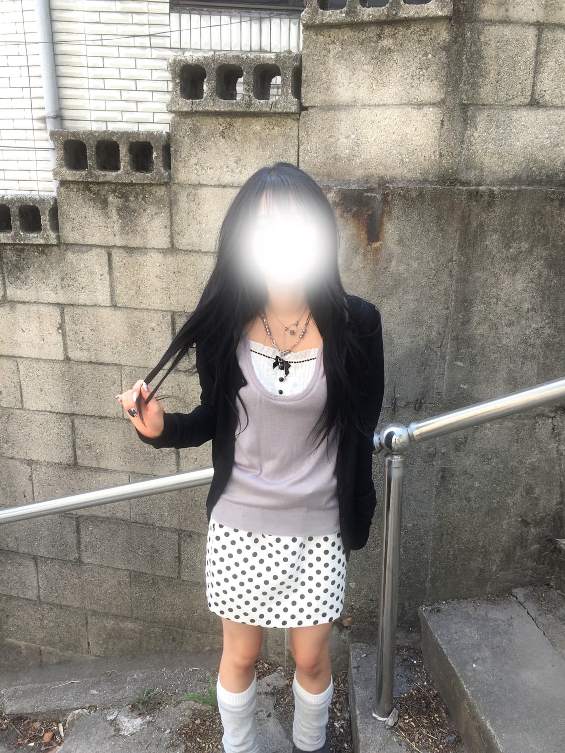 빈티지 도트 코디세트 상품이미지3