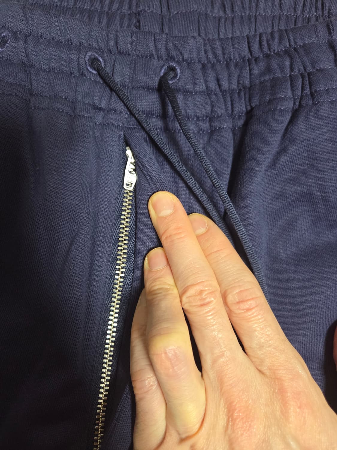 Y3 네이비 트레이닝 조거 팬츠 상품이미지4