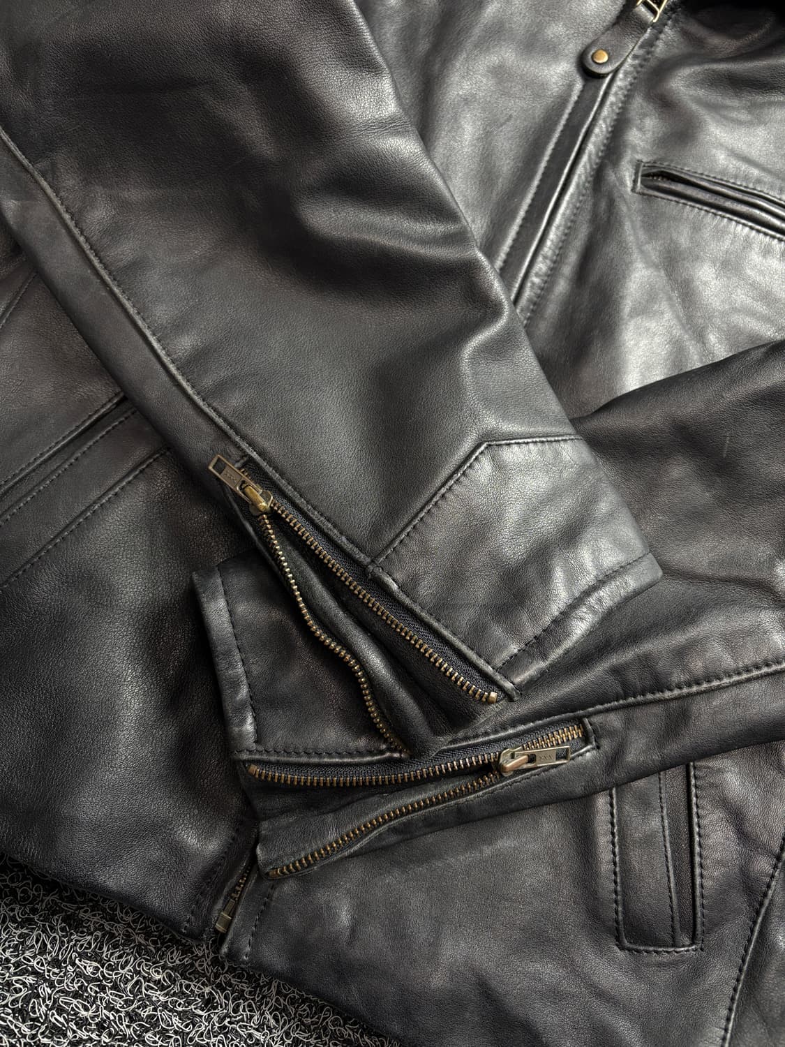 할리데이비슨 USA 스크림인 이글 카우하이드 싱글 라이더 자켓 2238 상품이미지4